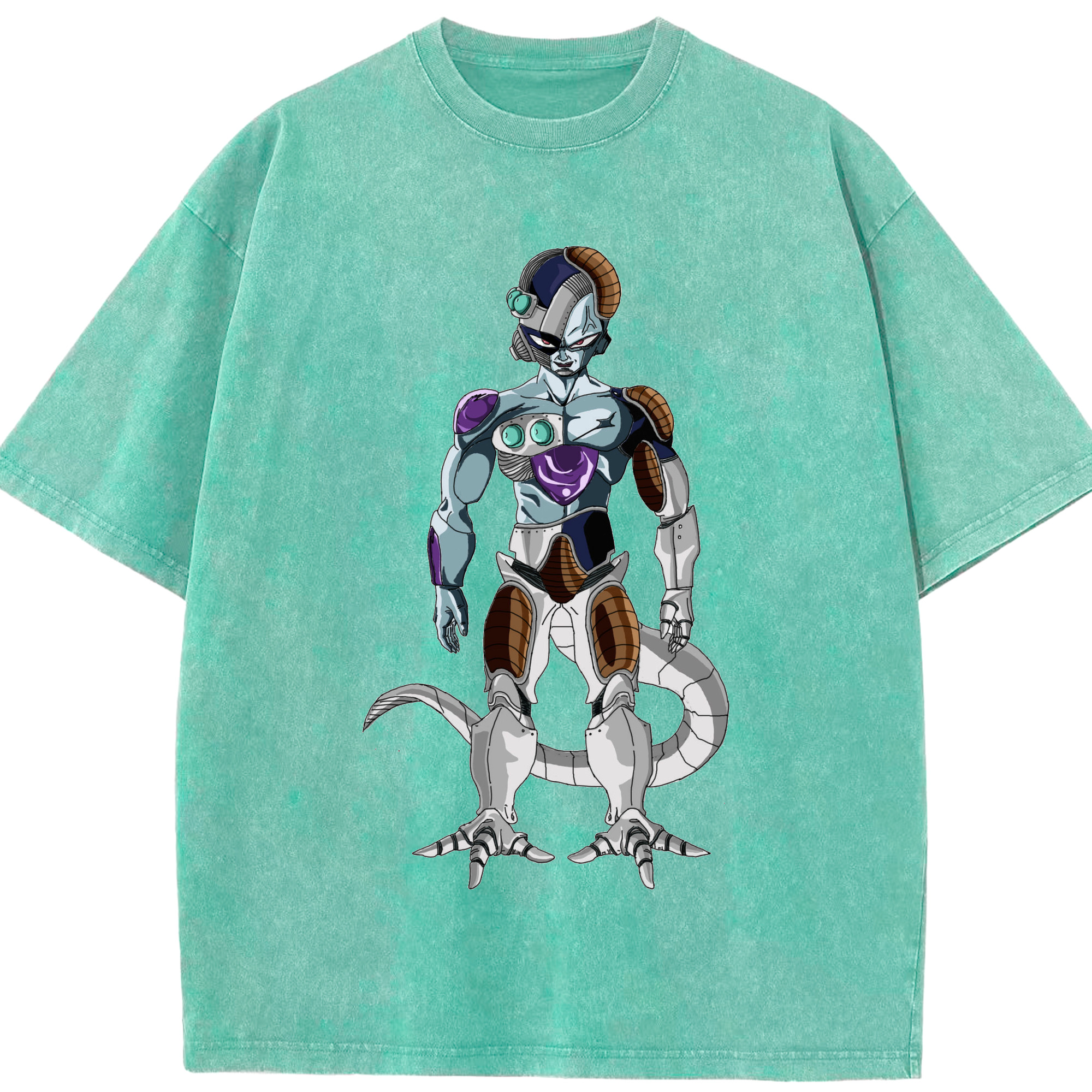 （画像用） ドラゴンボール クウラ DRAGON BALL Cooler Coora 綿100% ヴィンテージ風 半袖Tシャツ（フロントプリント）